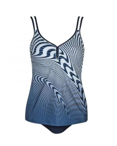 Sunflair-Californian Blue Split Strap Tankini & Pant 4 Sunflair-Californian Blue Split Strap Tankini & Pant - Image 2