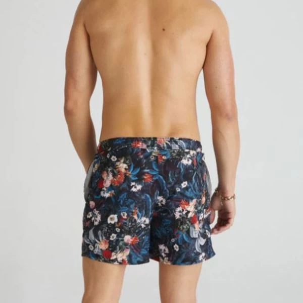 Aqua Blu- Mens Abundance Running Short 6 Aqua Blu- Mens Abundance Running Short - Image 4