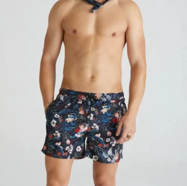 Aqua Blu- Mens Abundance Running Short 7 Aqua Blu- Mens Abundance Running Short - Image 5