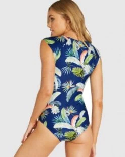 Baku- Kailani Indigo Cap Sleeve Surfsuit -Swimwear Promotion Store image 6020637 600