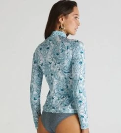 Aqua Blu- Eternal Hayley Rash Guard -Swimwear Promotion Store image 6020643 600