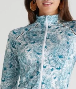 Aqua Blu- Eternal Hayley Rash Guard -Swimwear Promotion Store image 6020645 600