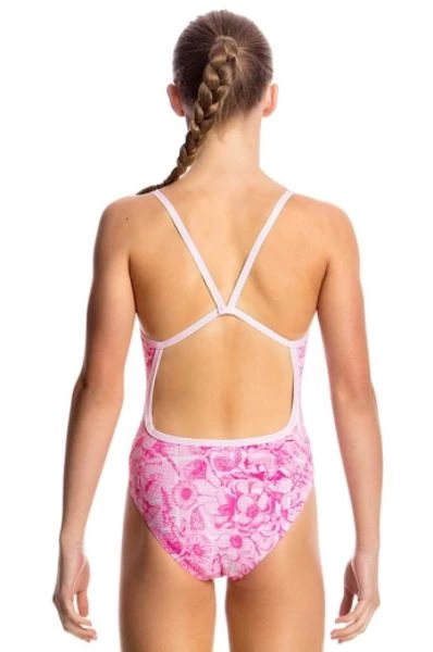Funkita-Girls Novel Floral Single Strap One Piece 4 Funkita-Girls Novel Floral Single Strap One Piece - Image 2