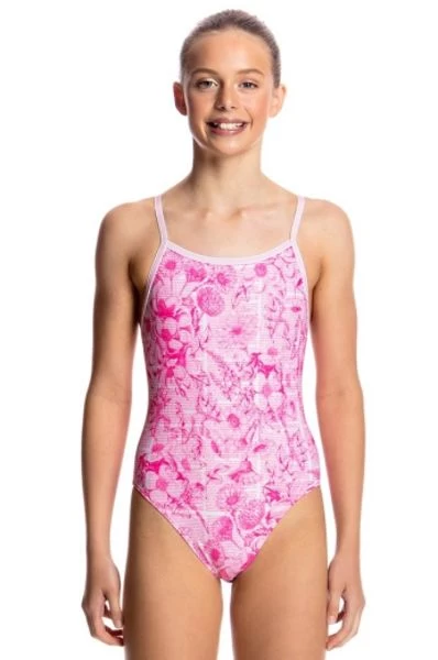 Funkita-Girls Novel Floral Single Strap One Piece 5 Funkita-Girls Novel Floral Single Strap One Piece - Image 3