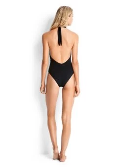 Seafolly-Active Lace Up Halter One Piece 8 Seafolly-Active Lace Up Halter One Piece -Swimwear Promotion Store image 6060196 6012253 600