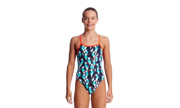 Funkita- Girls Pengoo Parade Single Strap One Piece 6 Funkita- Girls Pengoo Parade Single Strap One Piece - Image 4