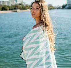 Sky Gazer-The Noosa Mint Large Sand Free Towel -Swimwear Promotion Store image 6072284 6021000 600