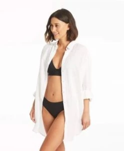 Sea Level- Resort Linen Cover Up -Swimwear Promotion Store image 6072391 6021206 600