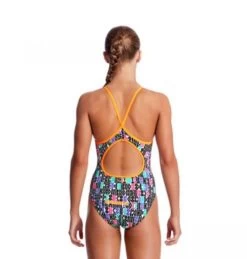 Funkita-Girls Secret Code Diamond Back 1 Piece -Swimwear Promotion Store image 8775 600