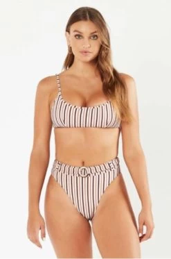 Tigerlily-Tami Stripe Scoop Bra Top -Swimwear Promotion Store image 9147 600