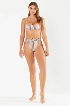 Tigerlily-Tami Stripe Scoop Bra Top -Swimwear Promotion Store image 9149 600