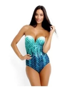 Isola-by Megan Gale Mosaico Plunge One Piece