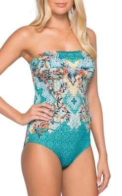 Jets-Decorum Bandeau One Piece