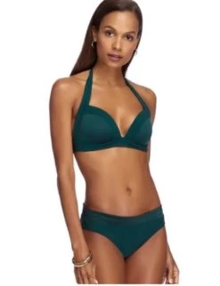 Jets-Lustrous 50s Moulded Halter Top