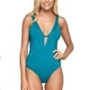 Jets-Parallels Plunge Tab Front One Piece J10354