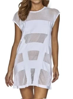 Jets-Parallels Scoop Neck Kaftan