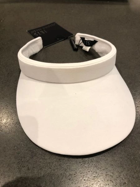 Jets-White Sun Visor 3 Jets-White Sun Visor