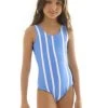 Maaji- Girls Sail Stripe Infinity Reversible One Piece
