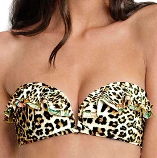 Milea-Siena V-Wire Frill Bandeau Top 3 Milea-Siena V-Wire Frill Bandeau Top