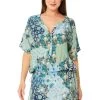 Monte & Lou- Boheme Short Sleeve Shirt Dress -Swimwear Promotion Store monte lou boheme short sleeve shirt dress 14599 600