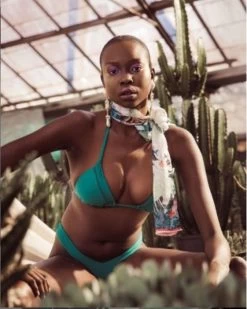 Monte & Lou- M&L Slide Tri Bikini Top