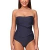 Monte & Lou-M&L Nightfall Spliced Bandeau One Piece -Swimwear Promotion Store monte louml nightfall spliced bandeau one piece 10870 600