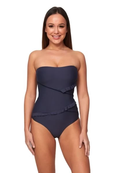 Monte & Lou-M&L Nightfall Spliced Bandeau One Piece 3 Monte & Lou-M&L Nightfall Spliced Bandeau One Piece