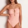 Monte & Lou-Playa Keyhole Bandeau One Piece 2 Monte & Lou-Playa Keyhole Bandeau One Piece -Swimwear Promotion Store monte louplaya keyhole bandeau one piece 17726 600