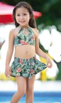 Olympia-Girls Tropical Swimshort
