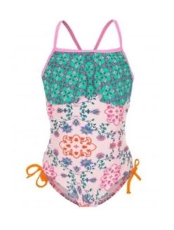 Platypus-Girls Secret Garden Flounce Swimsuit