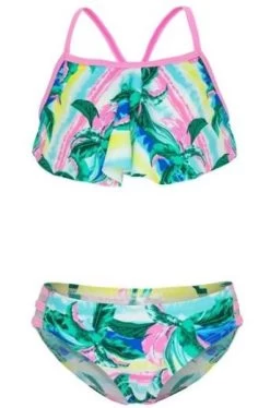 Platypus-Girls Sunrise Flounce Strap Bikini