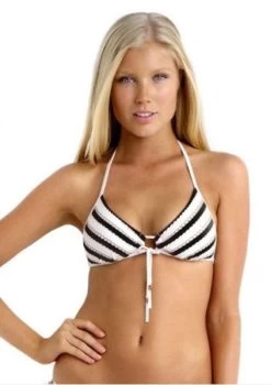 Seafolly-Coast To Coast Black White Tri Top