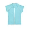 Seafolly-Girls Summer Essentials Short Sleeve Zip Rashie -Swimwear Promotion Store seafollygirls summer essentials short sleeve zip rashie 17641 600