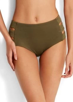 Seafolly-High Waisted Quilted Pant