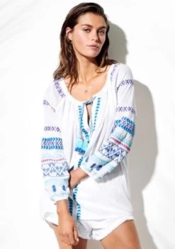 Seafolly-Ibiza Folk Embroidered Blouse