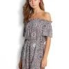 Seafolly-Sahara Nights Off The Shoulder Crochet Print Dress -Swimwear Promotion Store seafollysahara nights off the shoulder crochet print dress 6011847 600