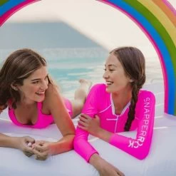 Snapper Rock-Neon Queen Pink Long Sleeve Surf Suit