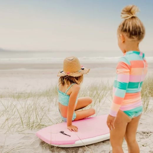 Snapper Rock-Sunset Stripe Sustainable LS Surfsuit 3 Snapper Rock-Sunset Stripe Sustainable LS Surfsuit