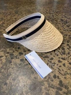 Sundaise-Natasha Push On Raffia Visor