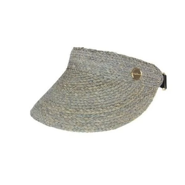 Sundaise-Skye Grey Raffia Visor 3 Sundaise-Skye Grey Raffia Visor