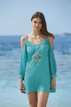Sunflair- Turquoise Lightness Beach Shirt