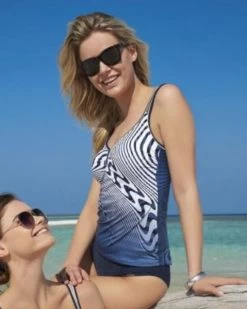 Sunflair-Californian Blue Split Strap Tankini & Pant