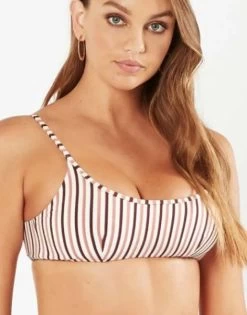 Tigerlily-Tami Stripe Scoop Bra Top